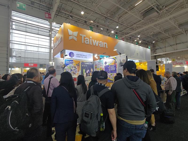 4. 台灣館現場參觀情形。(貿協提供)