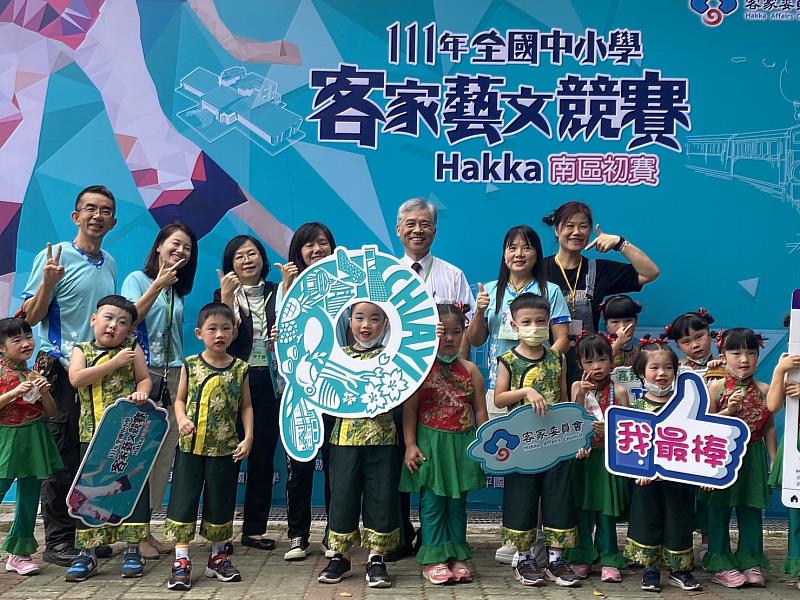 客委會副主任委員范佐銘期勉學子在日常生活中多使用客語。