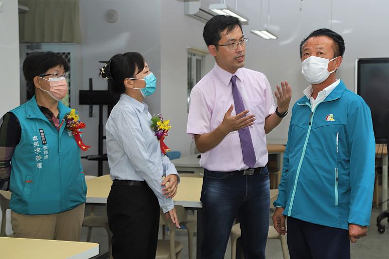 中埔鄉中山國小新建校舍落成啟用 翁章梁：投資教育絕對值得