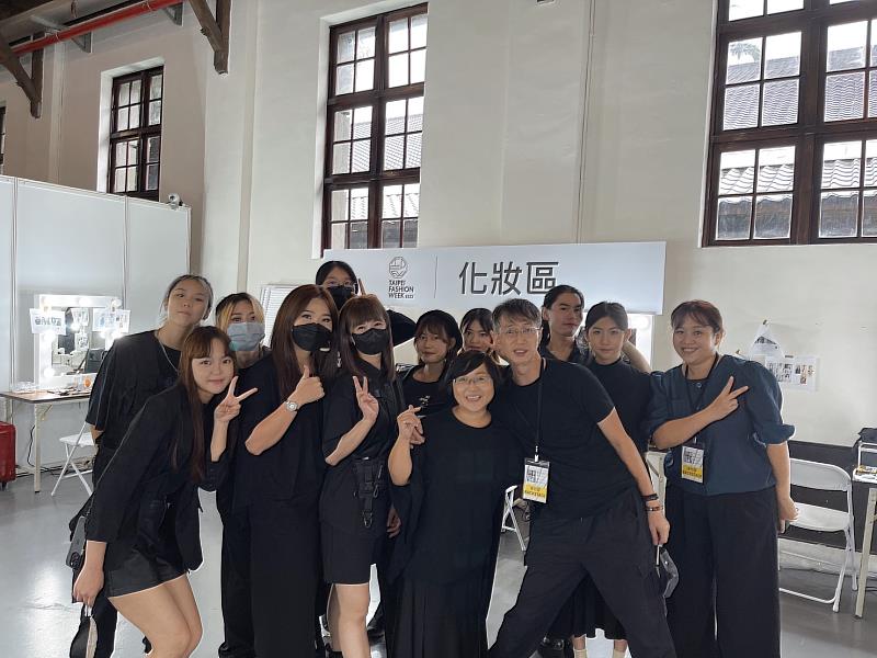 時尚學程學生擔任妝髮造型師