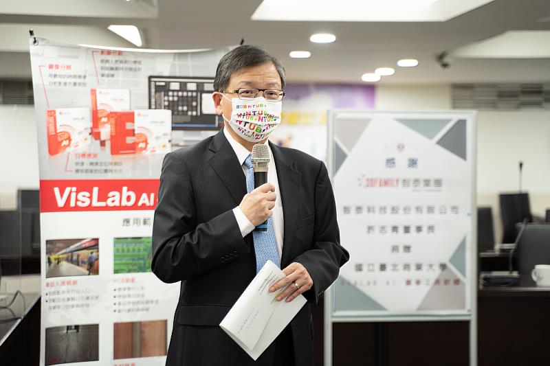 北商大任立中校長表示，非常開心能有機會和智泰科技合作，讓同學們都有優秀的軟體工具可以增強學習。