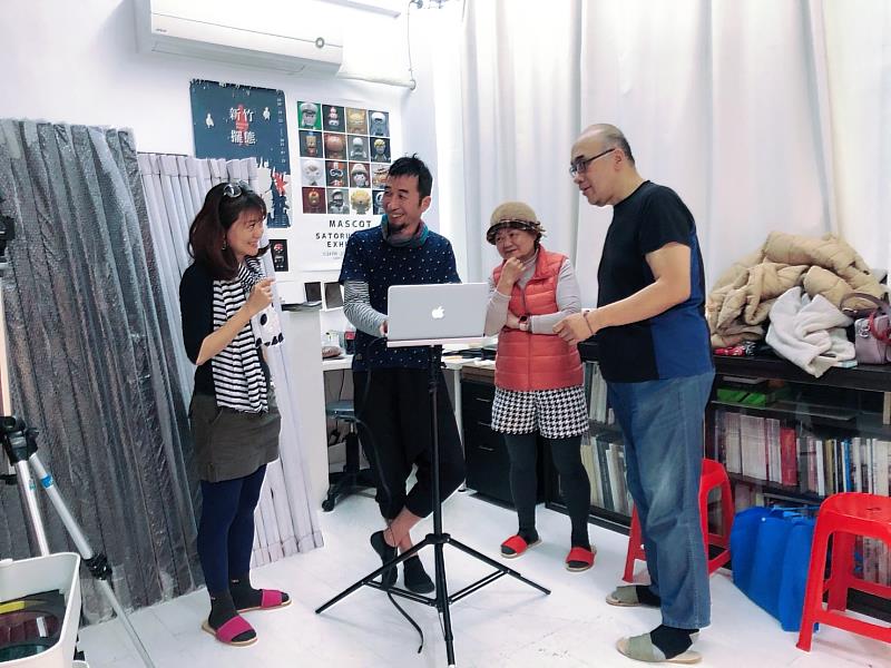 開放工作室日為每年限定的特殊活動，圖為往年進駐日本藝術家近藤悟-攝影剪影體驗工作坊