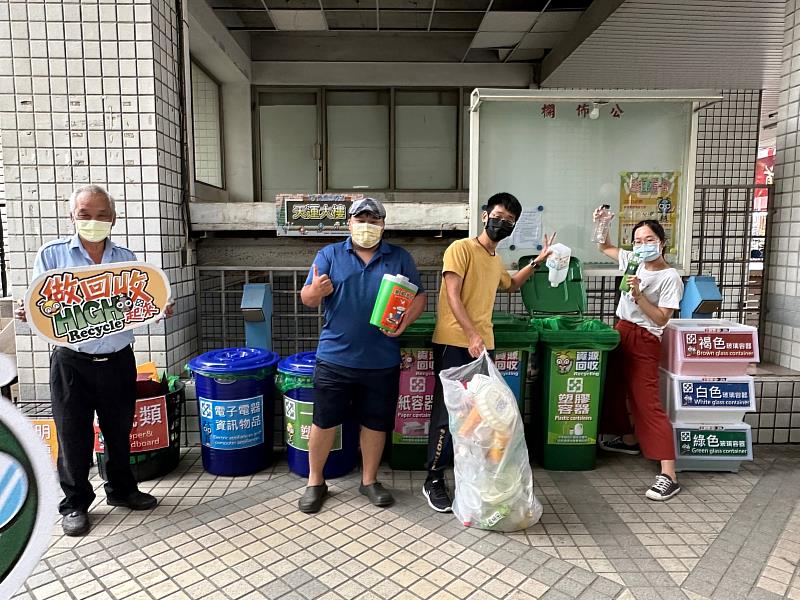 推動社區重視資源回收 環保局輔導社區設置資源回收示範站