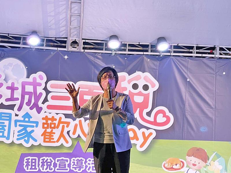 彰化縣大家長，王惠美現場也蒞臨現場和各位大朋友、小朋友同樂！
