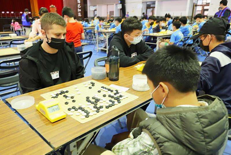 「2022苗栗廣秀盃全國圍棋公開賽」德國學生也來參加比賽
