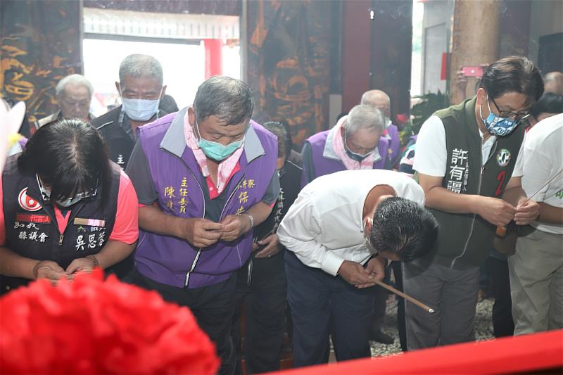 翁章梁贈匾大林鎮西結里陳井寮保安宮「保境佑民」