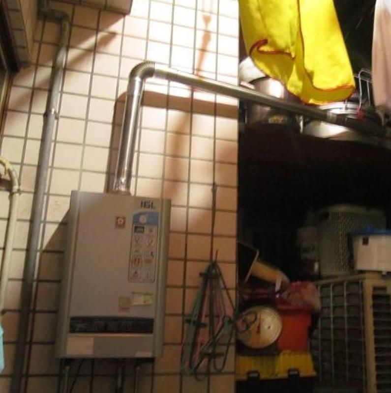 室內應安裝強制排氣型熱水器