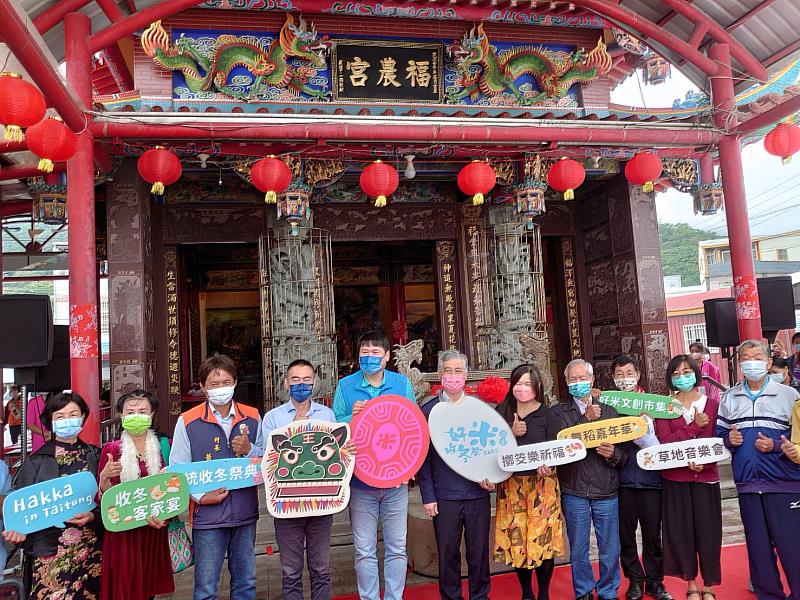 臺東好米收冬祭_福農宮前大合照