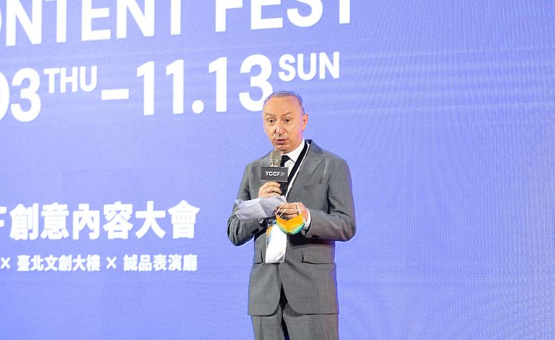 法國在台協會主任公孫孟致詞。