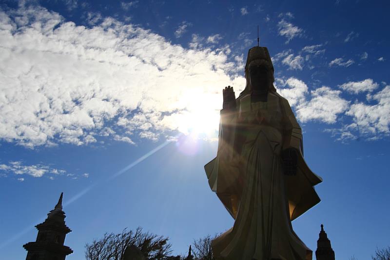 靈鷲山四期教育，讓賴梵縈重新審視生命定義。（靈鷲山佛教教團提供）