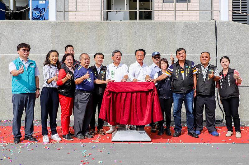 嘉義縣溪口鄉柴林腳抽水站正式啟用 鄉親共襄盛舉-2
