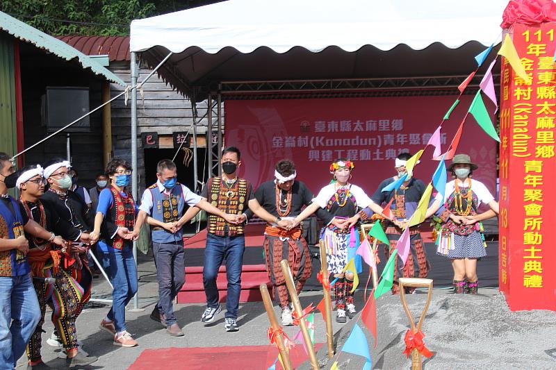 台東縣府協助興建金崙青年聚會所今動土 饒慶鈴：重視族人聲音 朝一部落一聚會所邁進