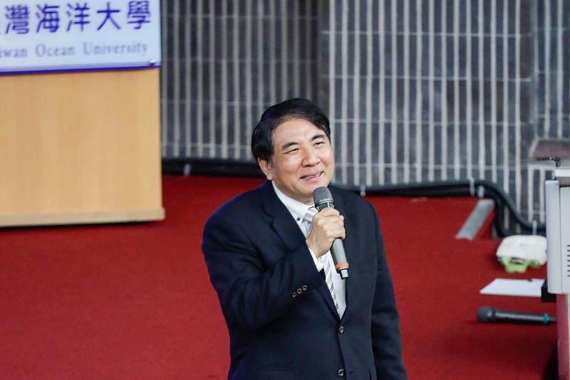 許泰文校長勉勵海大學生在海洋領域培養專業並投入相關產業，將所學回饋社會