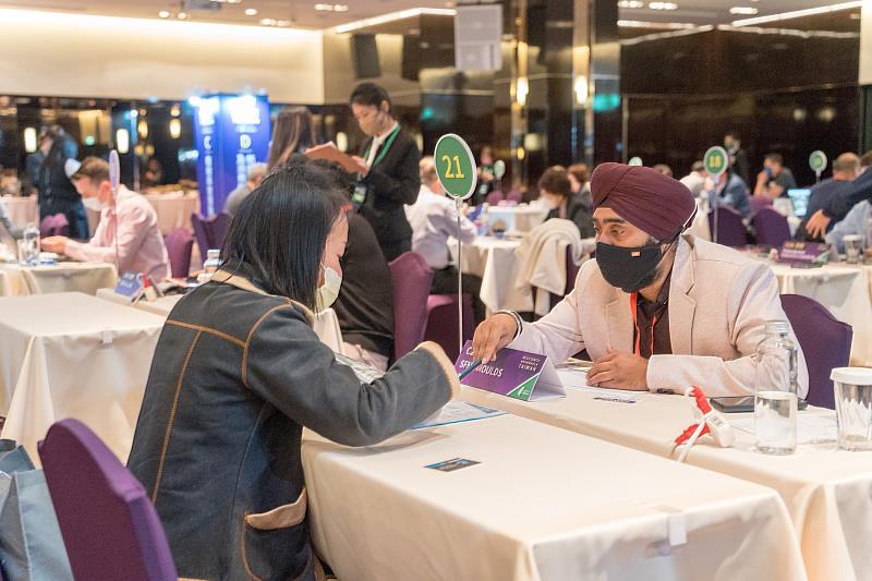 「韌性供應鏈夥伴大會」會洽談場次超過千場。