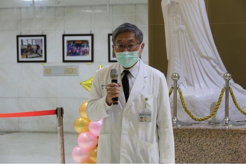 吳錫金院長鼓勵醫護同仁實踐『以病人為中心』的醫療使命。