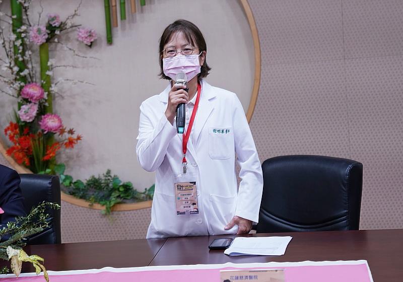 花蓮慈院教學部主任謝明蓁。