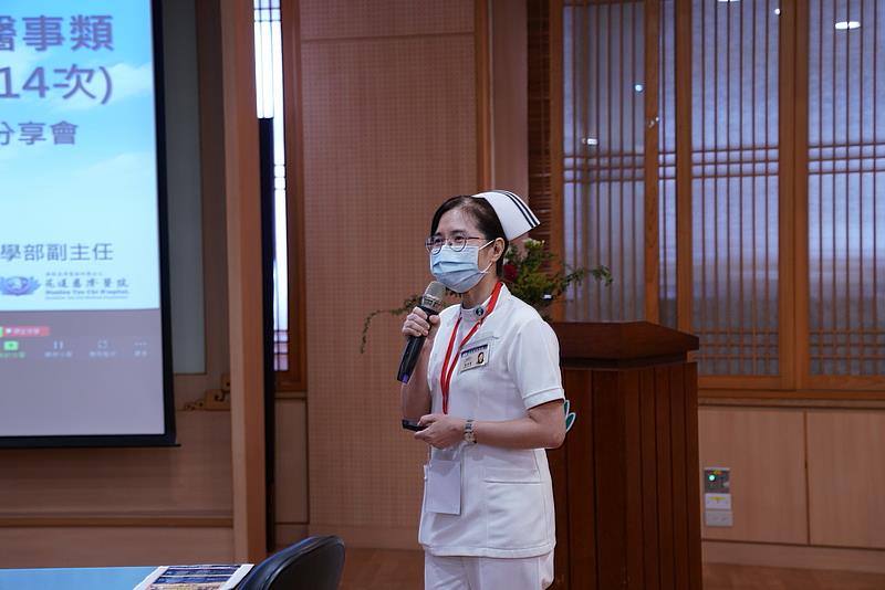 花蓮慈院護理部暨教學部副主任葉秀真。