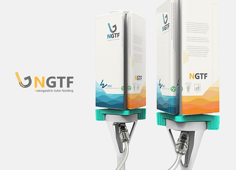邱士軒的設計作品「NGTF」中的綠色轉環可調整流速。