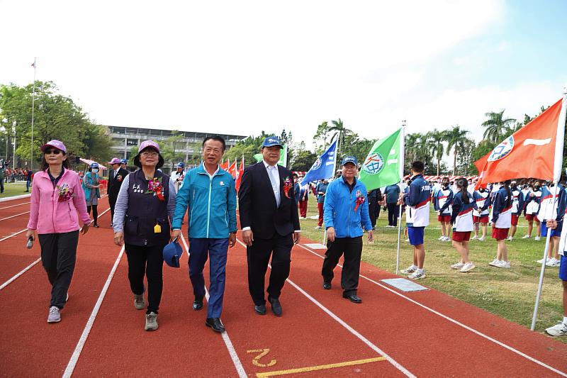嘉義縣立大林國中新建PU跑道落成啟用