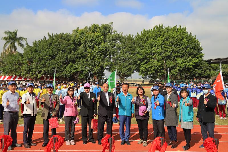 嘉義縣立大林國中新建PU跑道落成啟用
