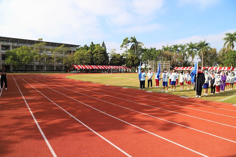 嘉義縣立大林國中新建PU跑道落成啟用