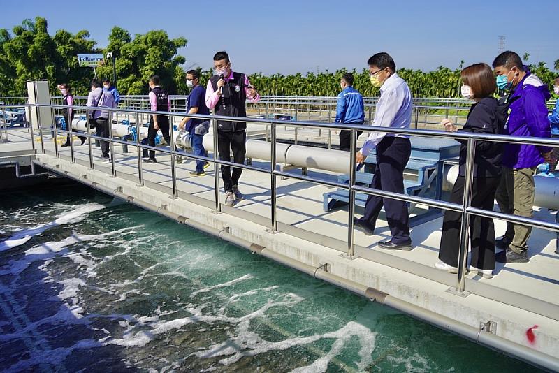 屏縣龍頸溪水質淨化場啟用  展現六堆母親河新風貌