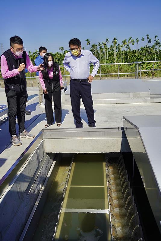 屏縣龍頸溪水質淨化場啟用  展現六堆母親河新風貌