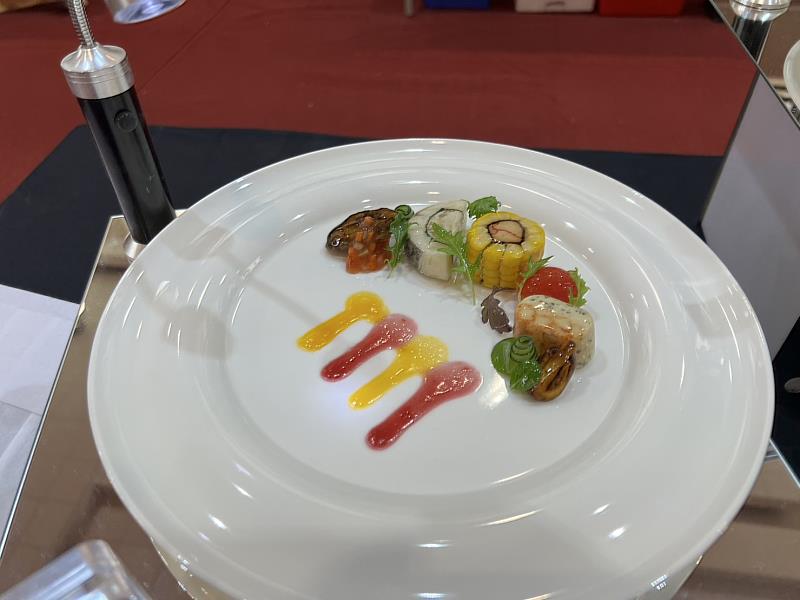 景文科大餐飲系周賢澔獲獎作品。