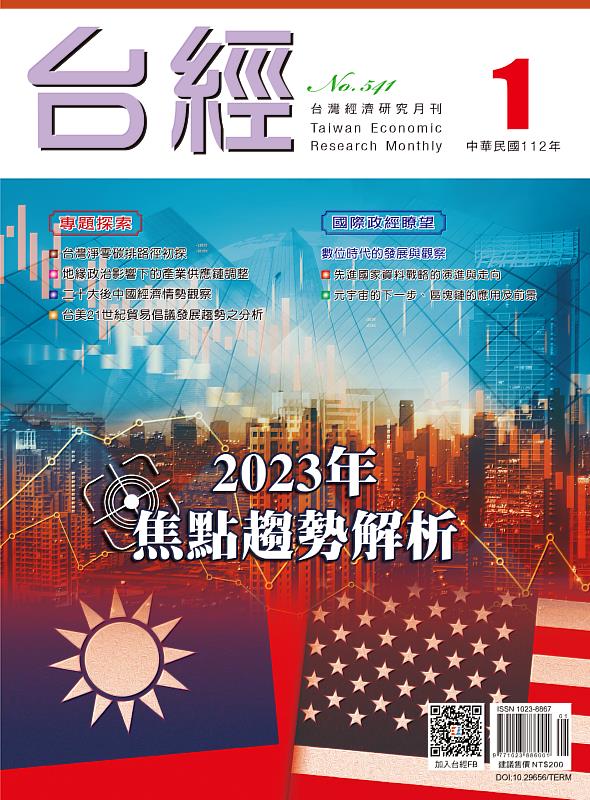 台灣經濟研究月刊 (第46卷第1期)。