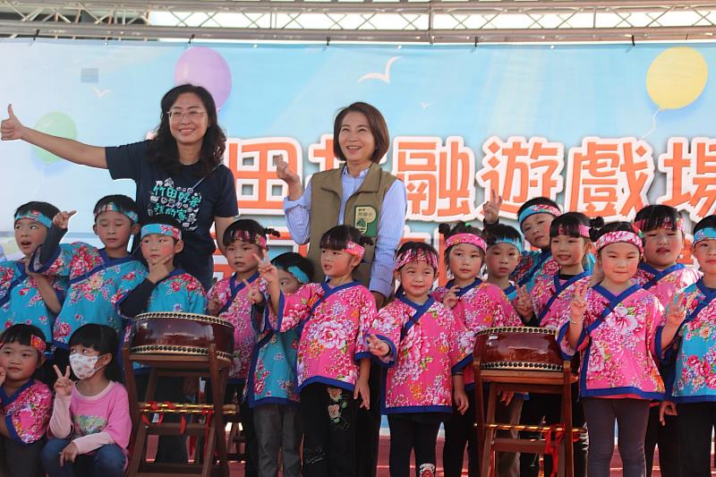 搭火車來就能玩  屏東竹田共融遊戲場歡樂啟動