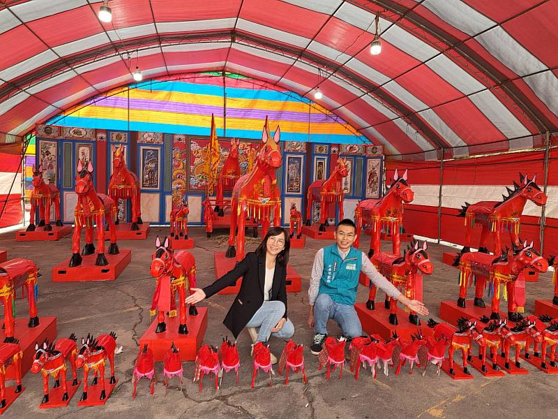 傳承民俗文化！人發所、圓山宮、鹿草國小辦課程盼延續「放火馬」儀式