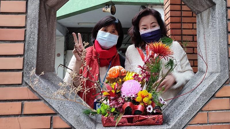 板橋花市販售年節應景花卉，歡迎民眾可趁早選購，營造春節喜氣