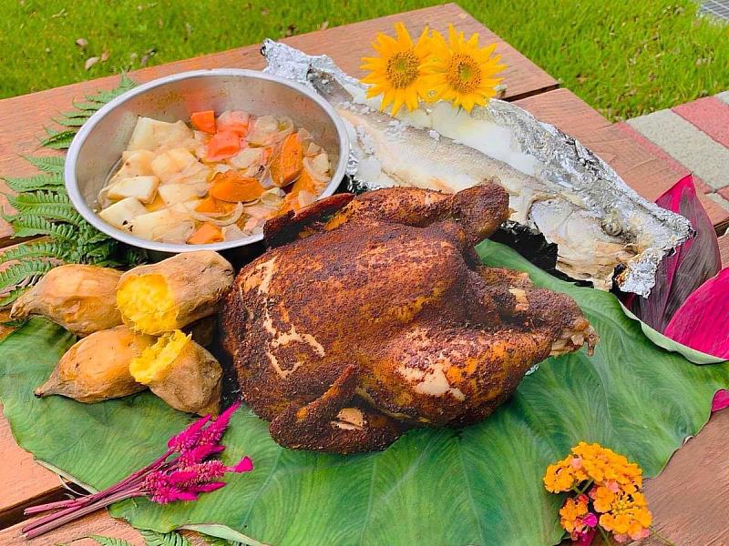 漫遊金山迎新春 古早大灶控磚窯 美味十足