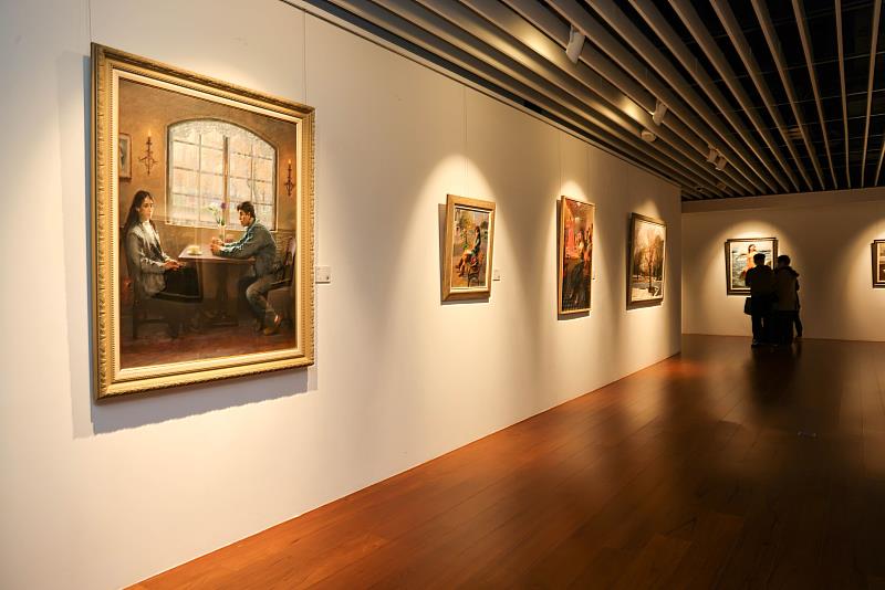 「歷史回望－冉茂芹八十回顧展」展場一隅