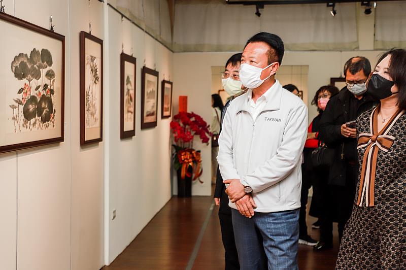 「遨遊自在逍遙李正雄紀念畫展」 退休後手執畫筆開啟人生第二春 -3