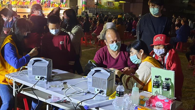 中臺科大學生解說血壓血氧狀態