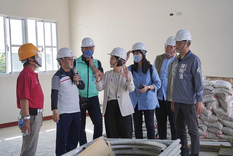 打造優質學習環境 縣長周春米視察玉田非營利幼兒園工程