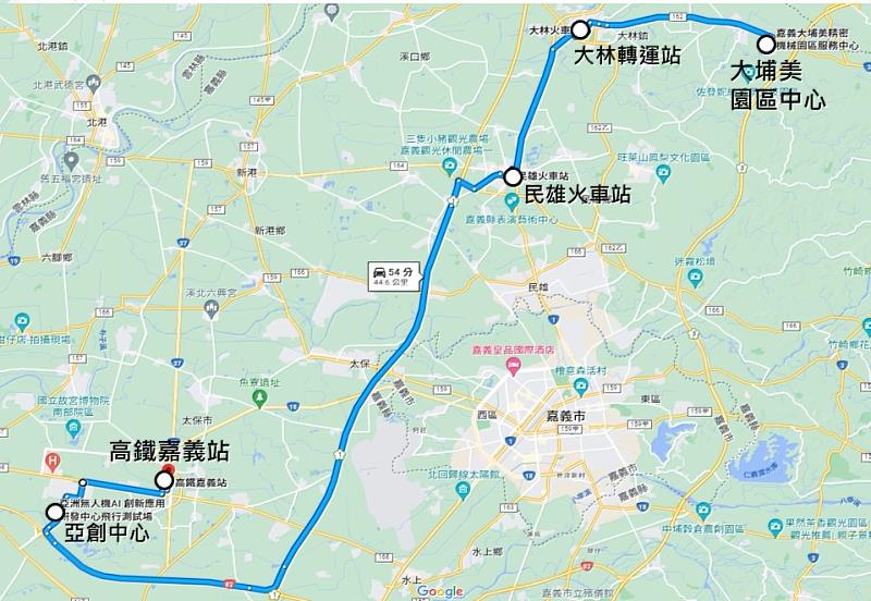 「大埔美-高鐵嘉義站」市區客運路線 20日起由台一大車隊試營運