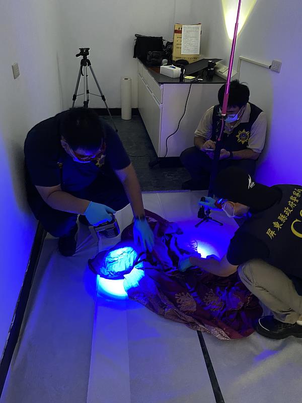 多波域光源檢視性侵案證物