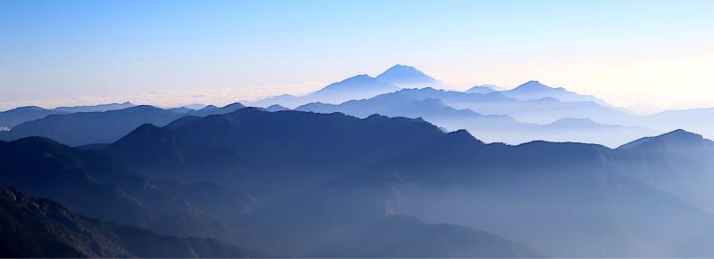 俯瞰遙望北大武山