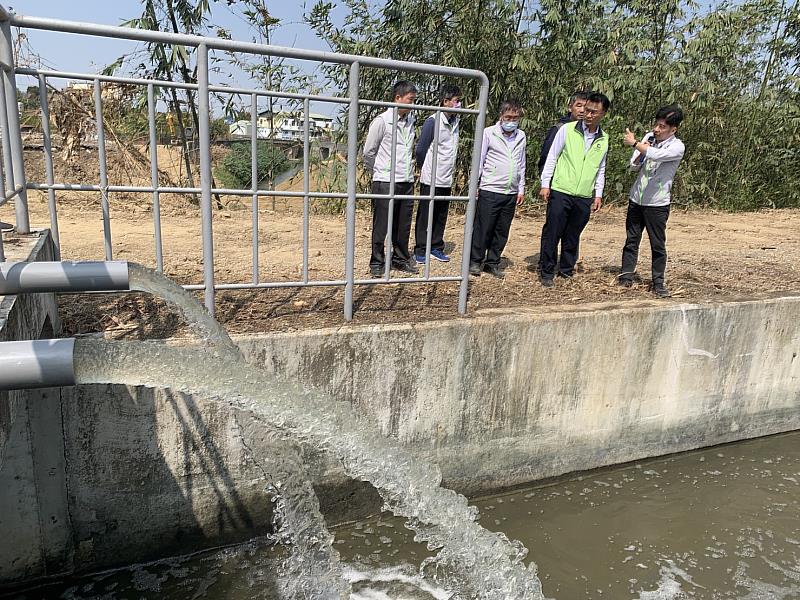 陳吉仲主委視察嘉南地區春季雜作抗旱灌溉整備情形