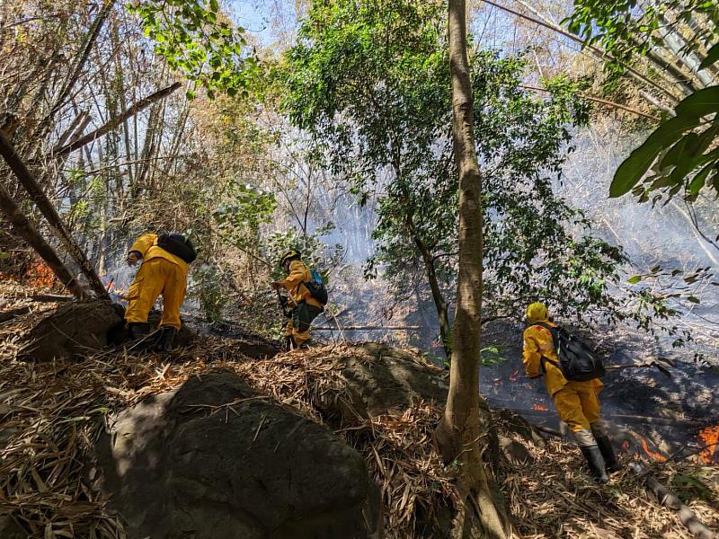 民眾在山區用火要多1分小心。以免用火不慎而引發森林火災2