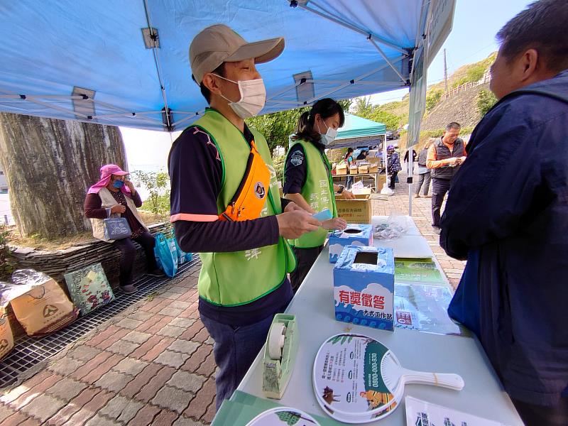 大武工作站同仁進行保林宣導