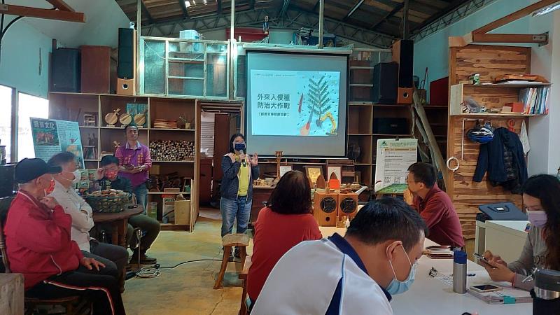 屏東林管處說明銀合歡移除方式