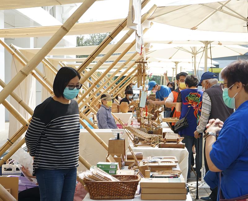 竹．生活：豐富多元的竹藝市集內容，帶給民眾不一樣的體驗。