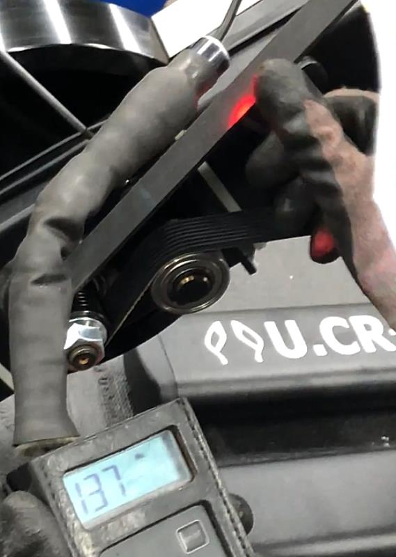 T-SoX為追求齒輪與皮帶在高度轉速下運轉正常，對於出廠前的皮帶張力緊度均有嚴格的標準要求。