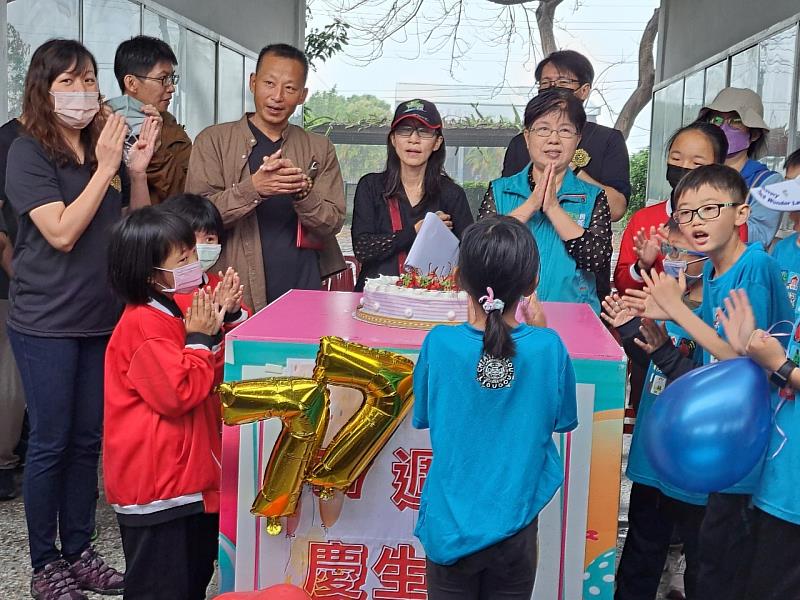 柳溝國小創校77週年校慶暨疊溪分校PU跑道啟用剪綵典禮-3
