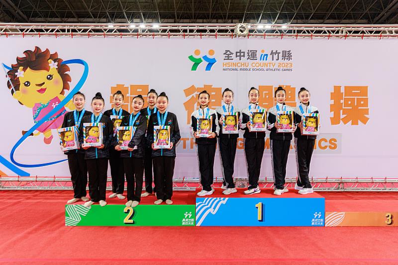 右為台中市東山高中國中部，左為高雄市中正高中國中部