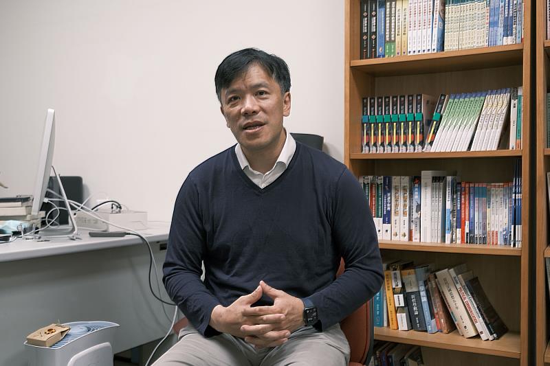 圖三：世新口傳系權威教授游梓翔勉勵學生「我要說話」的重要性