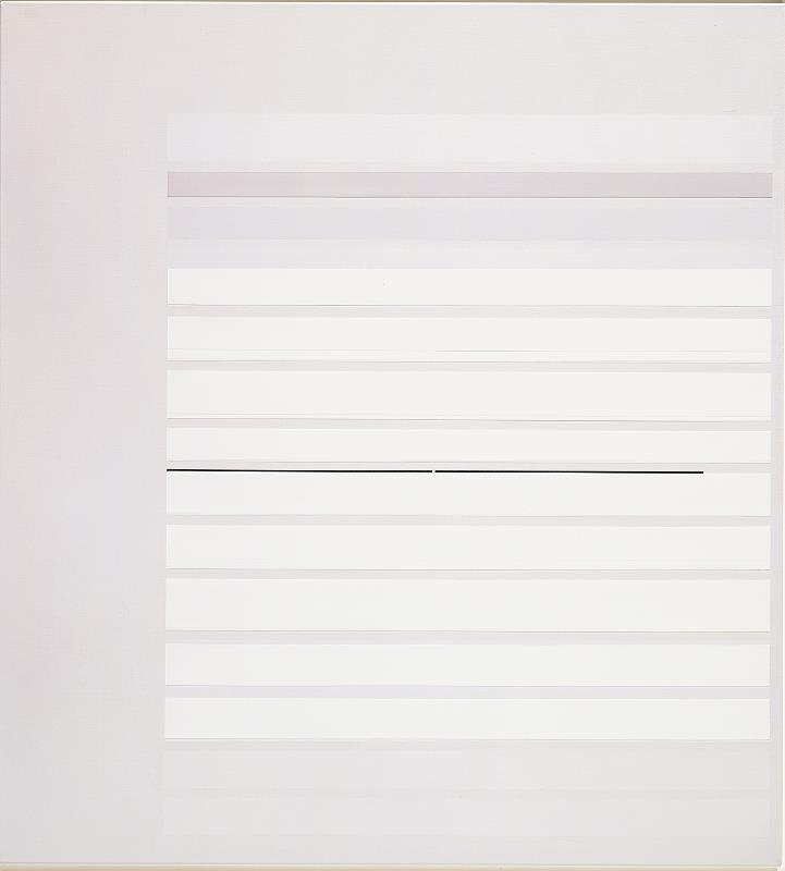 林壽宇，〈第一個夏天1969年〉，1969，油彩、畫布，112_x_101.5公分，國立臺灣美術館典藏。